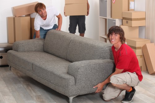 Ben Removalists team assembling furniture in a new home